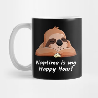 Sloth Nap Gift Happy Hour Slacker Lazy Sloth Girl & Women Mug